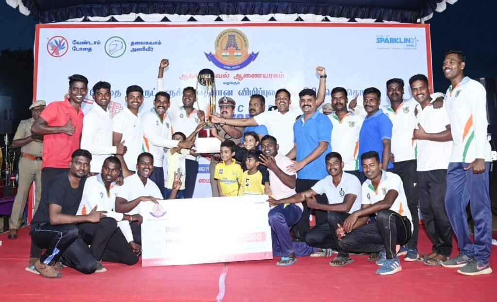 ஆவடி காவல் ஆணையரகத்தில் மாபெரும் போதை விழிப்புணர்வு கிரிக்கெட் போட்டி