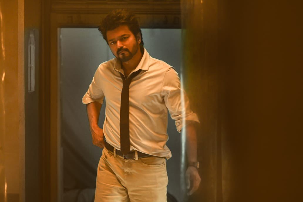 தெறிக்கவிடும் விஜய்..... வைரலாகும் 'தி கோட்' பட கிளிக்ஸ்!