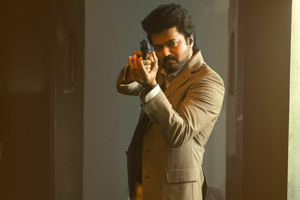 தெறிக்கவிடும் விஜய்..... வைரலாகும் 'தி கோட்' பட கிளிக்ஸ்!