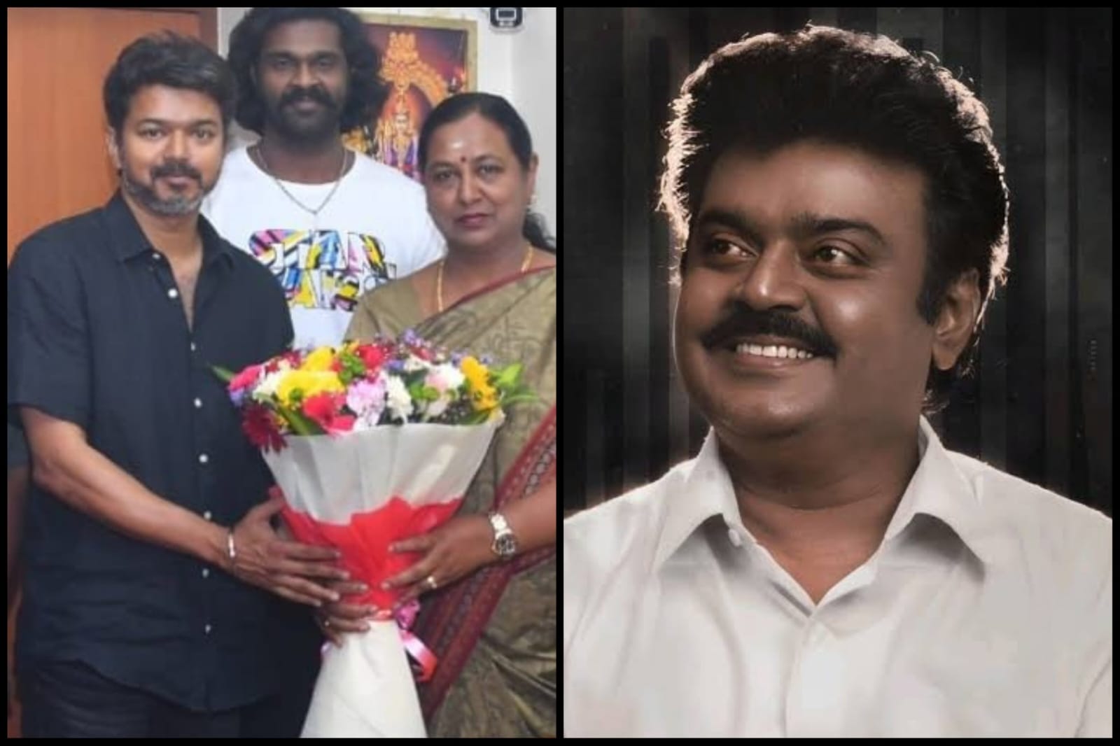'கோட்' படத்தில் கேப்டன்..... பிரேமலதா விஜயகாந்திடம் நன்றி தெரிவித்த படக்குழு!