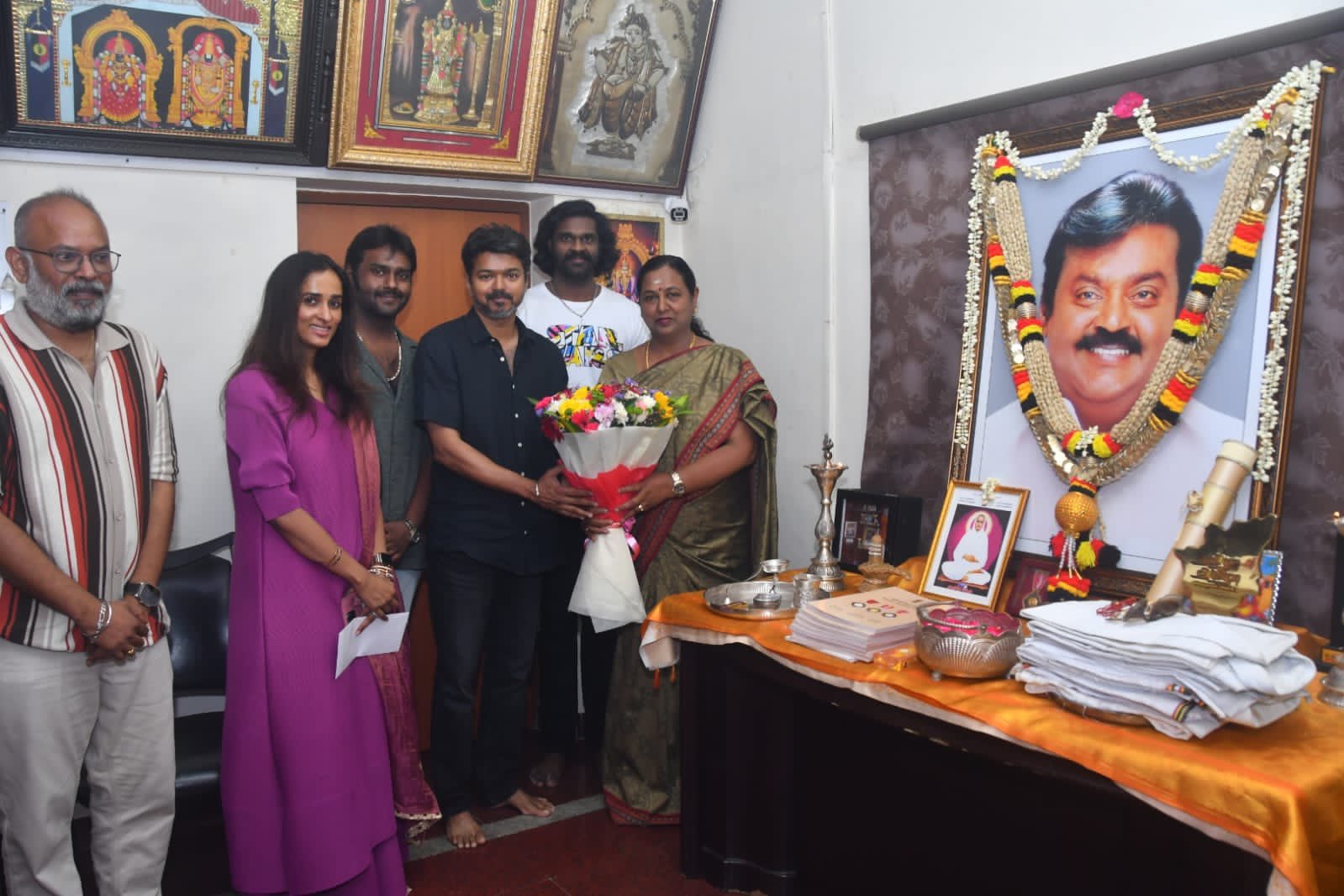 ஏஐ மூலம் கேப்டன்.... எங்க வீட்டுப்பிள்ளை விஜய்..... பிரேமலதா விஜயகாந்த் நெகிழ்ச்சி!