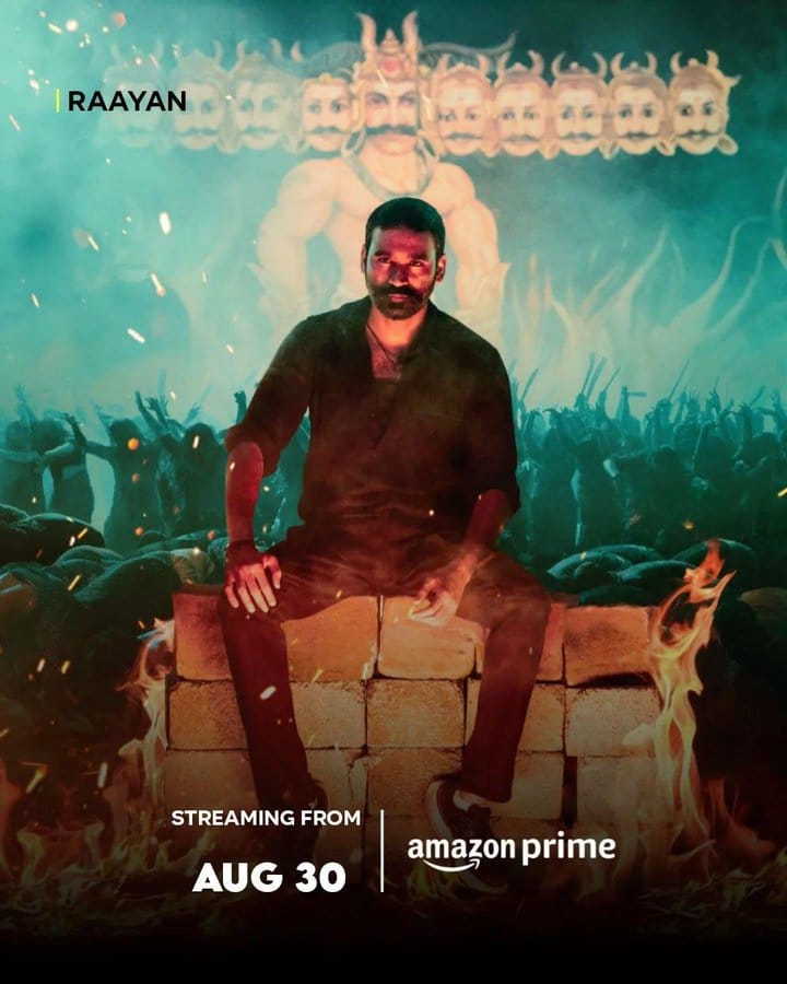 தனுஷ் நடிப்பில் வெளியான 'ராயன்' படத்தின் ஓடிடி ரிலீஸ் எப்போது?