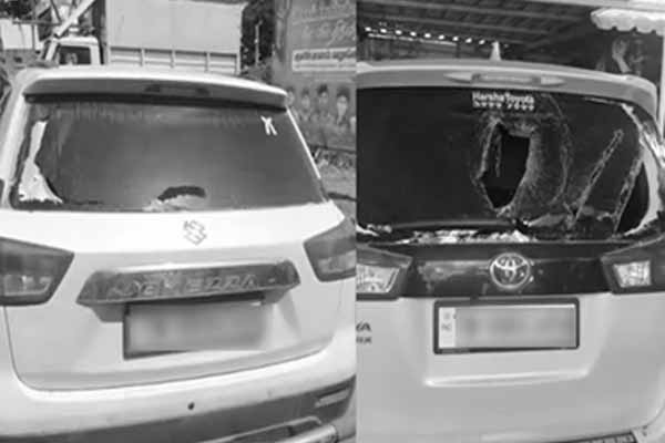 சோழவரத்தில் நாட்டு வெடிகுண்டு வீசிய 4 பேர் கைது