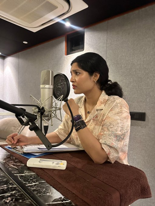 'வேட்டையன்' படத்தின் டப்பிங் பணிகளை தொடங்கிய ரித்திகா சிங்!