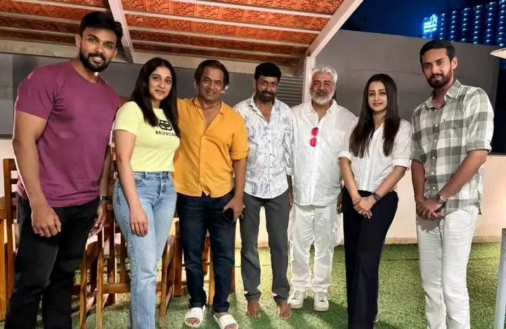 அஜித்தின் 'விடாமுயற்சி' பட இறுதி கட்ட படப்பிடிப்பு நிறைவு..... புகைப்படங்கள் வைரல்!