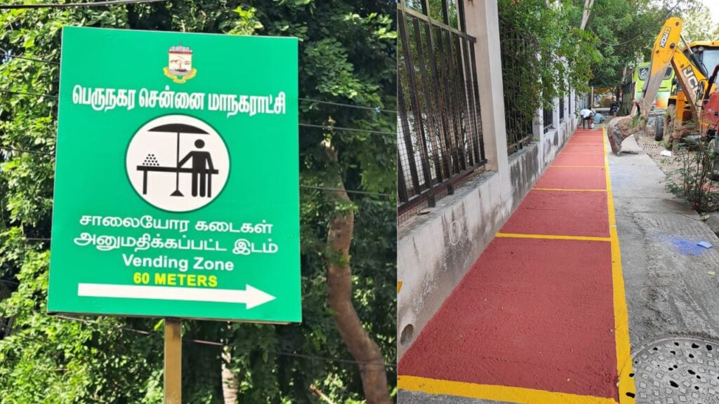 சென்னையில் போக்குவரத்து  இடையூறாக உள்ள சாலையோர கடைகளை வரிசைப்படுத்தும்  திட்டம்