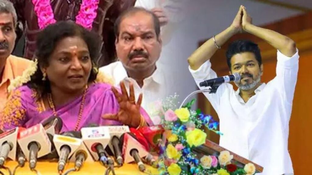 தம்பி விஜய் திராவிட சாயத்தை பூசிக்கொண்டுள்ளார்- தமிழிசை விமர்சனம்