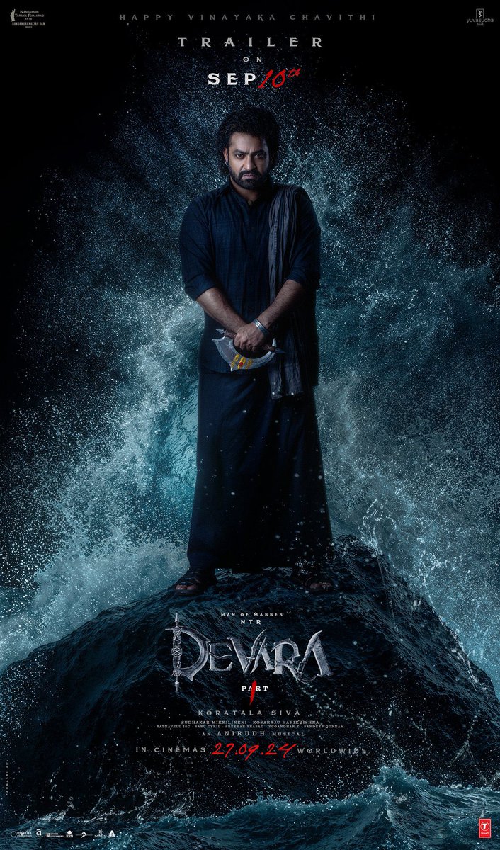 ஜூனியர் என்டிஆரின் 'தேவரா' .... ட்ரெய்லர் குறித்த அறிவிப்பு!