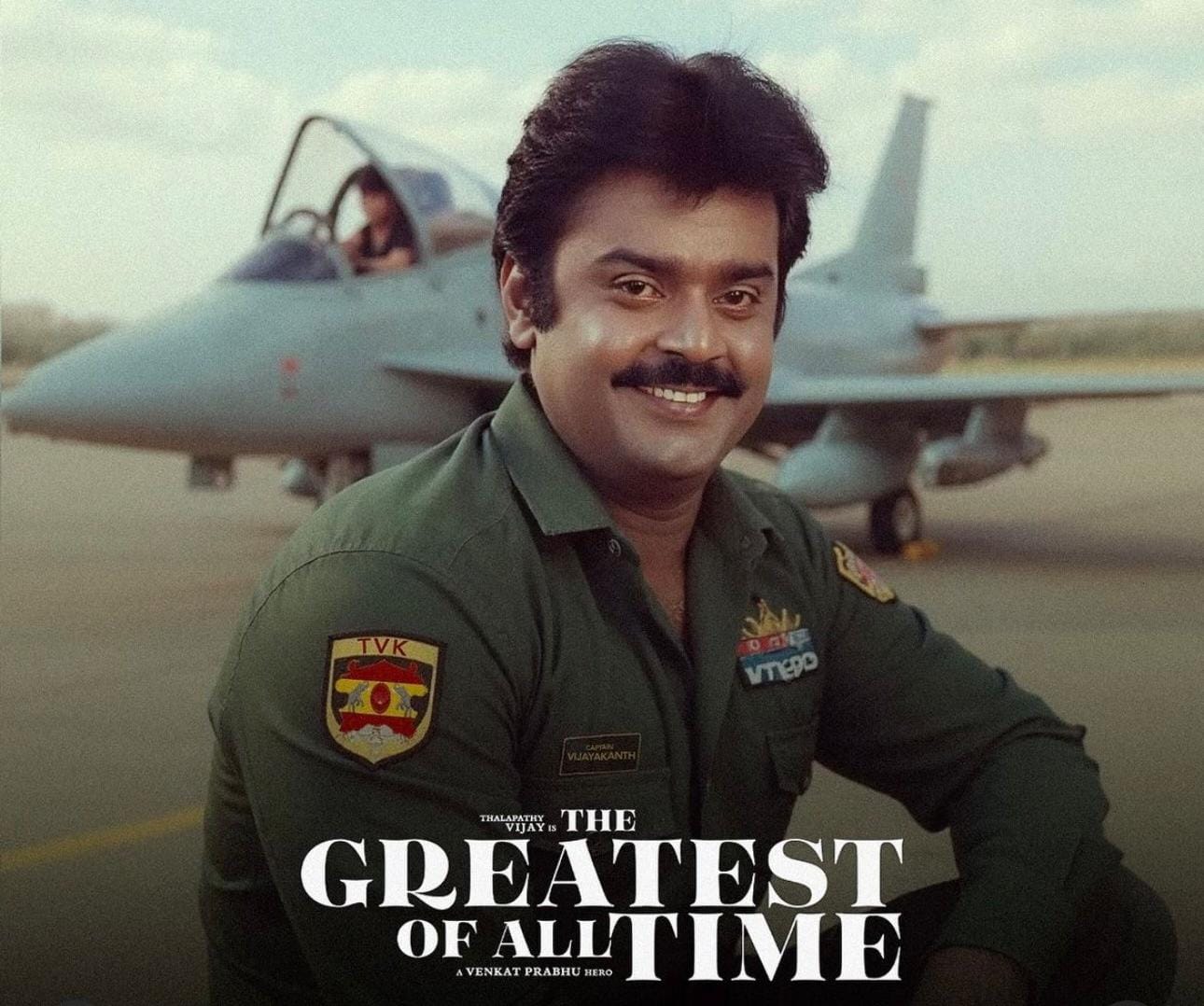 'கோட்' படத்தில் கேப்டன் விஜயகாந்துக்கு டப்பிங் கொடுத்தது யார் தெரியுமா?