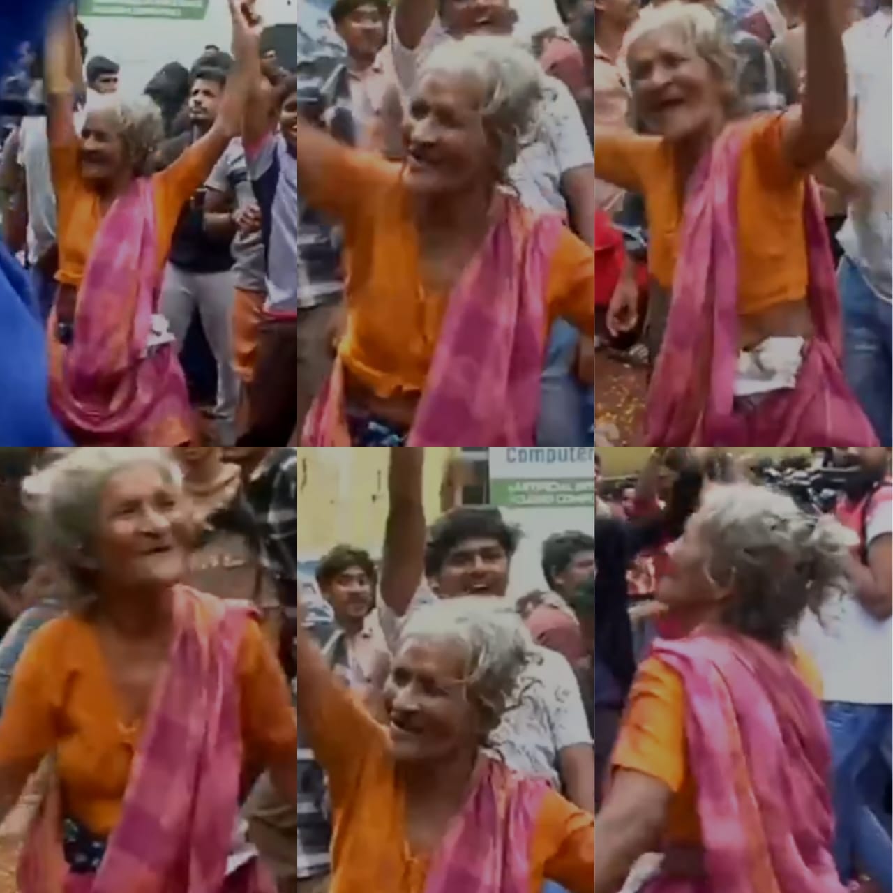 உலகம் முழுவதும் வெளியான விஜயின் 'கோட்'.... தியேட்டரில் குத்தாட்டம் போட்ட பாட்டி!