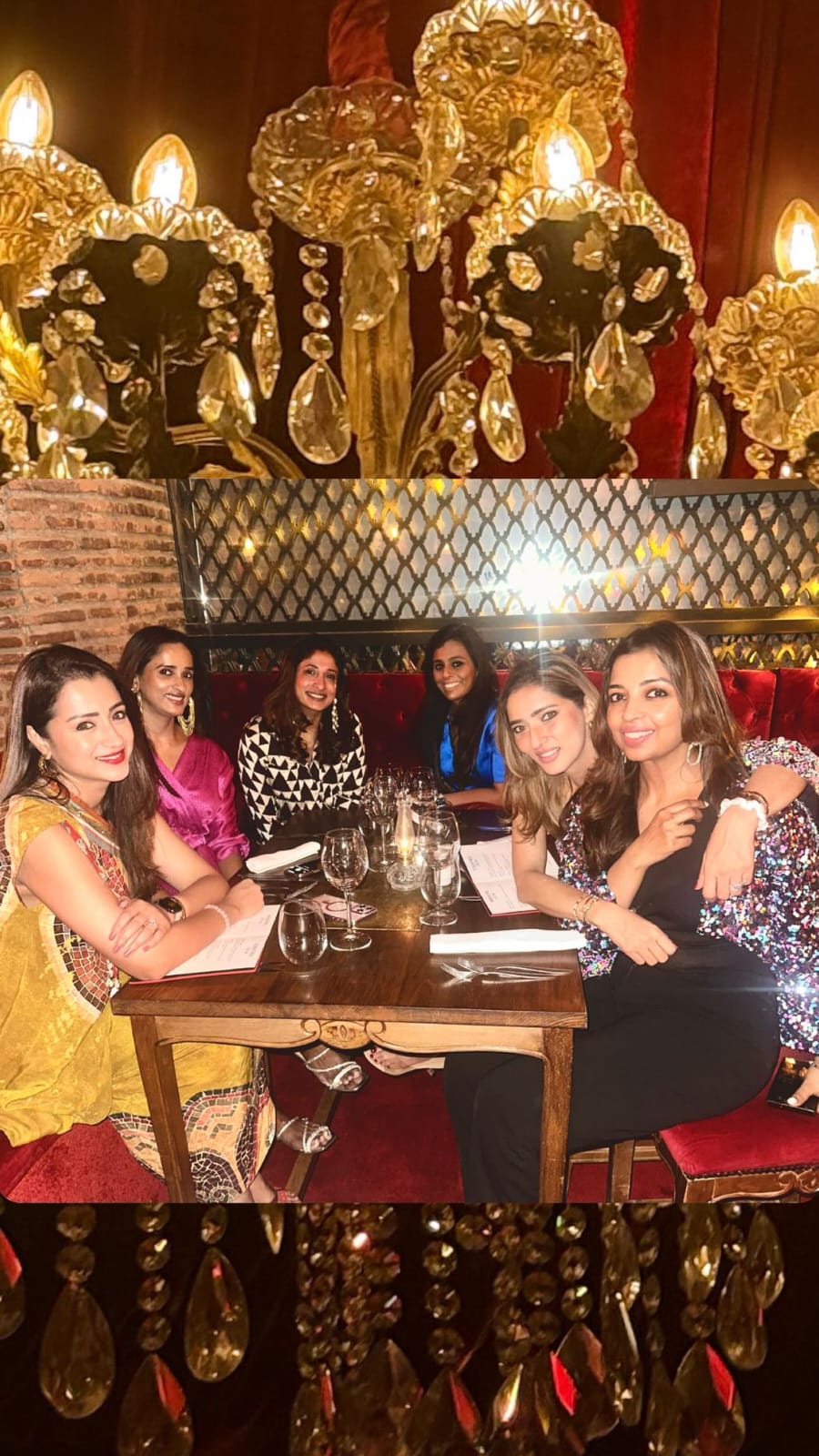 தோழிகளுடன் ஜாலியாக சுற்றுலா சென்ற திரிஷா..... வைரலாகும் புகைப்படங்கள்!