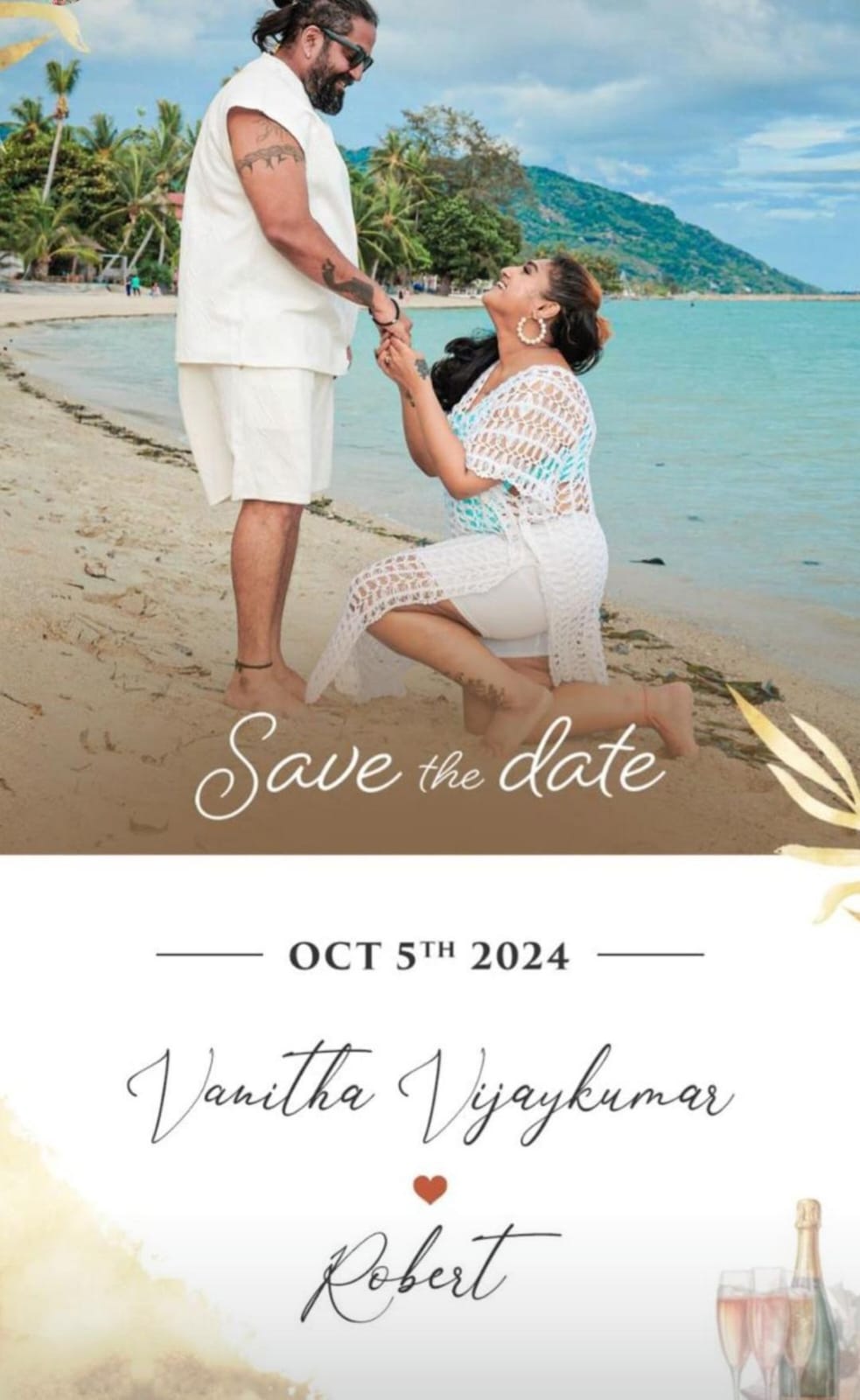 பிரபல நடன இயக்குனரை கரம் பிடிக்கும் வனிதா விஜயகுமார்..... 4வது திருமணம் குறித்து அறிவிப்பு!
