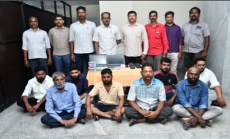  டிஜிட்டல் அரஸ்ட் என்ற முறையில் 4.67 கோடி ரூபாய் மோசடி,13 பேர் கைது