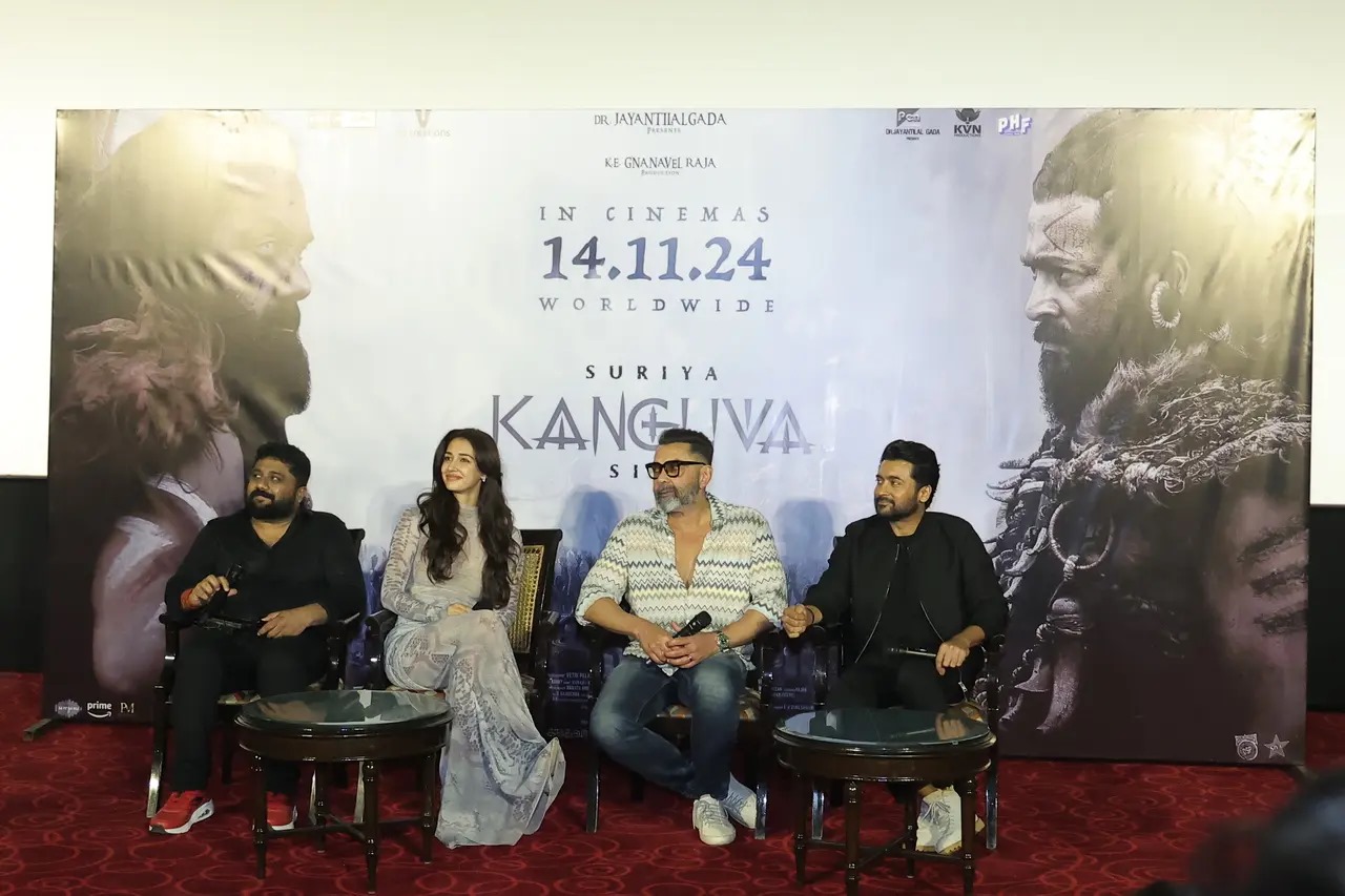 முழு வீச்சில் நடைபெறும் 'கங்குவா' பட ப்ரோமோஷன்.... புகைப்படங்கள் வைரல்!