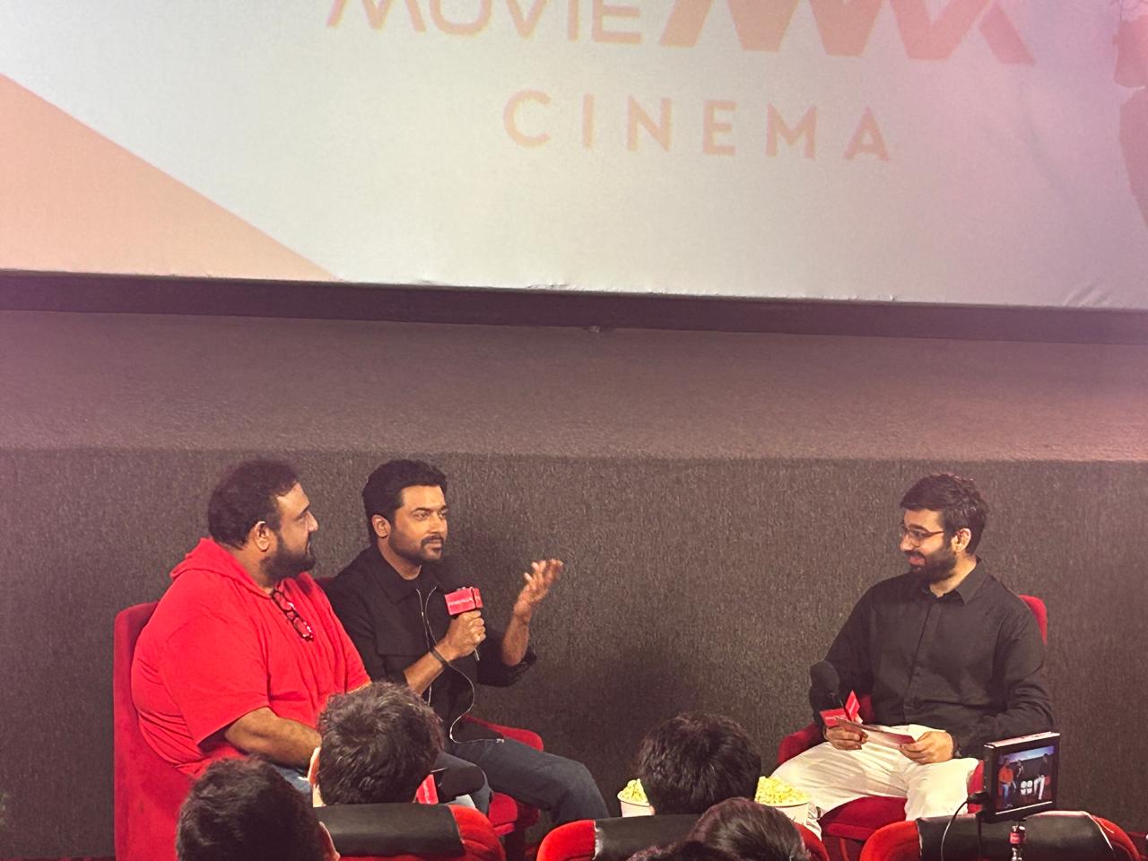 மும்பையில் 'கங்குவா' ப்ரோமோஷன் தீவிரம்..... ரசிகர்களுடன் செல்ஃபி எடுத்துக் கொண்ட சூர்யா!