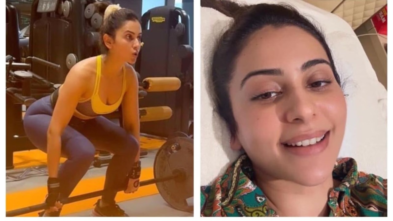 ஜிம்மில் ஒர்க் அவுட் செய்த ரகுல் ப்ரீத் சிங்.... முதுகில் ஏற்பட்ட பலத்த காயம்!