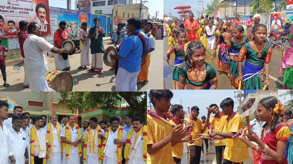 ஆவடி அருகே ஸ்ரீ மத் ராமானுஜம் கைங்கரியா அறக்கட்டளை - பாதை யாத்திரை