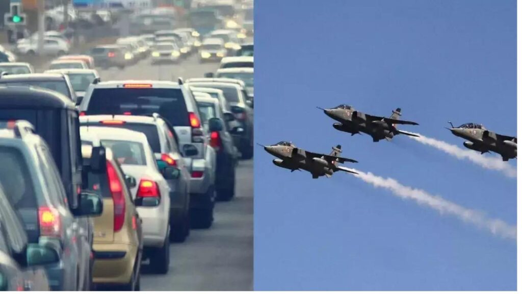 மெரினாவில் நாளை விமான சாகச நிகழ்ச்சிக்காக போக்குவரத்து மாற்றம்…!