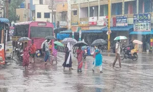 சென்னை, திருவொற்றியூர் ,மாதவரம் பகுதிகளில் - கனமழை 