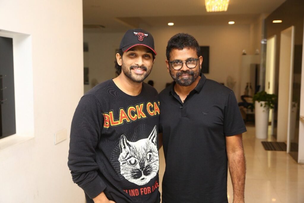 என்னுடைய முன்னேற்றத்தில் அவருக்கும் பங்கு இருக்கிறது.... 'புஷ்பா' பட இயக்குனர் குறித்து அல்லு அர்ஜுன்!