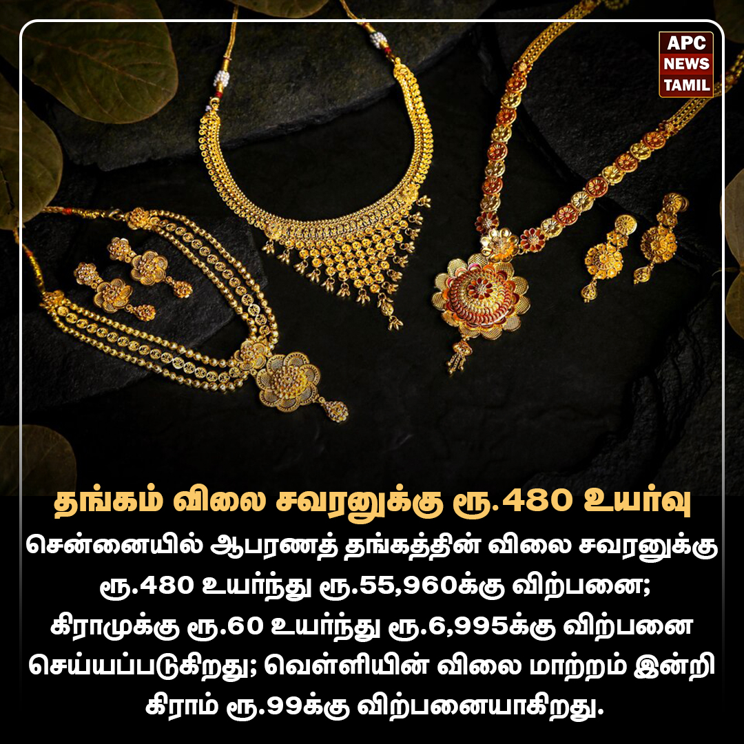 தங்கம் விலை சவரனுக்கு ரூ.480 உயர்வு