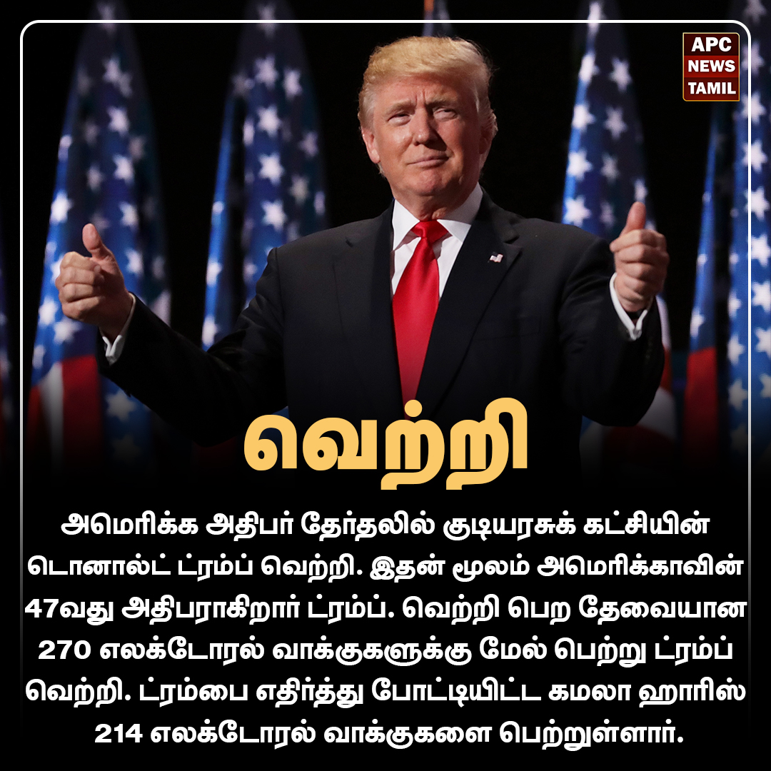 மீண்டும் அதிபரானார் ட்ரம்ப்