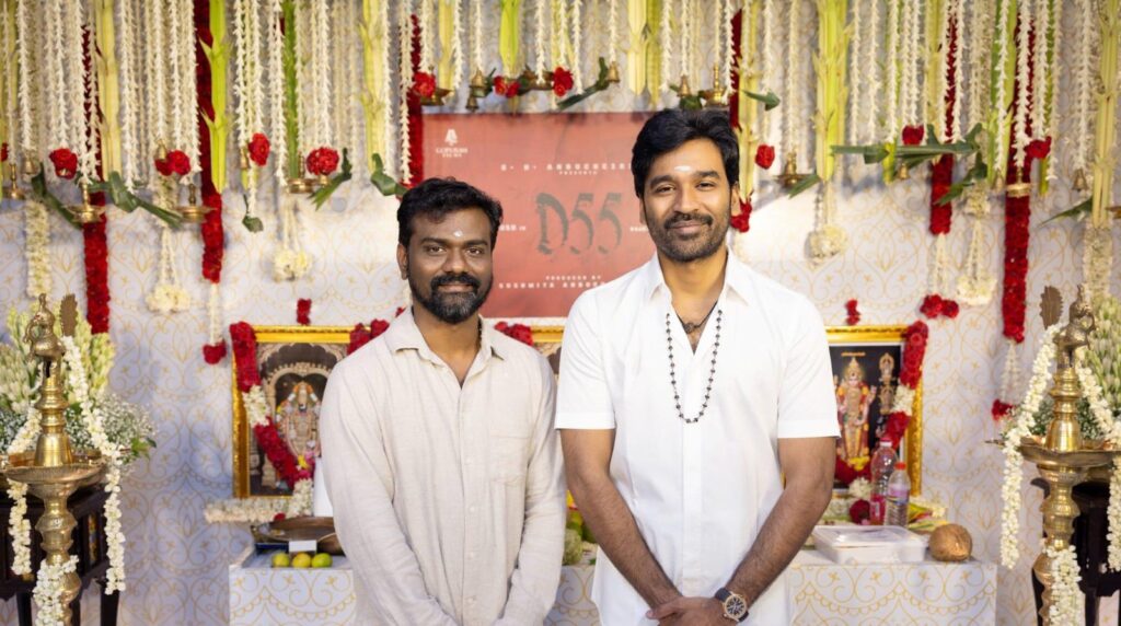 தனுஷுடன் மீண்டும் ஜோடி சேரும் பிரபல நடிகை.... 'D55' பட அப்டேட்!