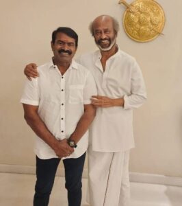 திடீரென ரஜினியை சந்தித்த சீமான்..... அரசியல் வட்டாரத்தில் பரபரப்பு!