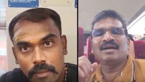 வந்தே பாரத் ரயிலில் இன்று காலை வழங்கப்பட்ட சாம்பாரில் வண்டு கிடப்பதாக புகார்.