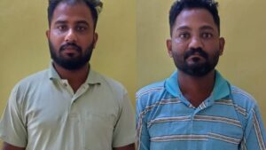 எட்டிமடை அருகே பொற்கொல்லரிடம் ரூ.54 லட்சம் கொள்ளை -  இருவர் கைது