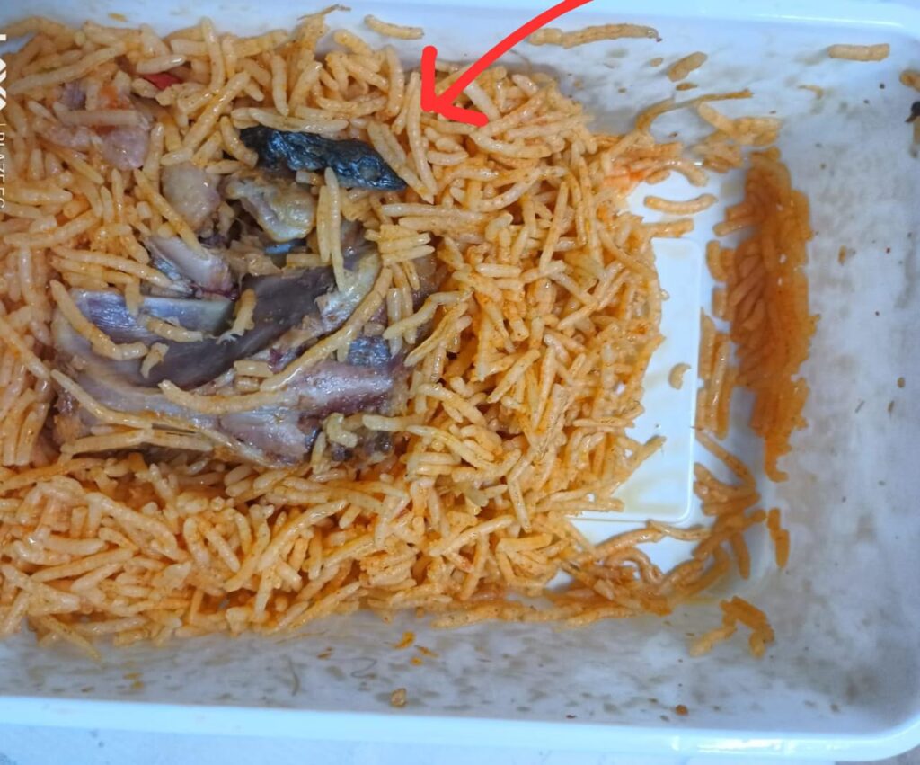 பிரியாணி பார்சலில் பல்லி - அதிர்ச்சியான வாடிக்கையாளர்