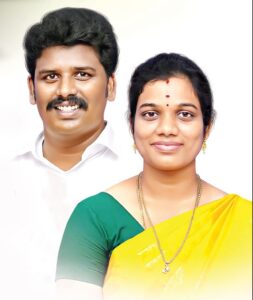 அதிமுக கட்சியின் ஊராட்சி மன்ற தலைவியின் கணவர் மீது - போலி அடையாள அட்டை கொண்டு பண மோசடி புகாா்