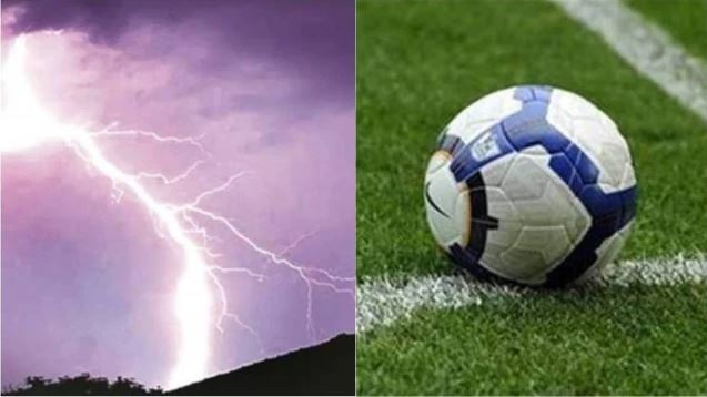 பெரு நாட்டில் நடந்த போட்டியின் போது மின்னல் தாக்கி கால்பந்து வீரர் பரிதாபமாக உயிரிழப்பு