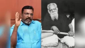 பெரியார் மீது அவதூறு பரப்புவது  தமிழ் இனத்திற்கும் செய்யும் துரோகம் - தொல். திருமாவளவன் பேச்சு