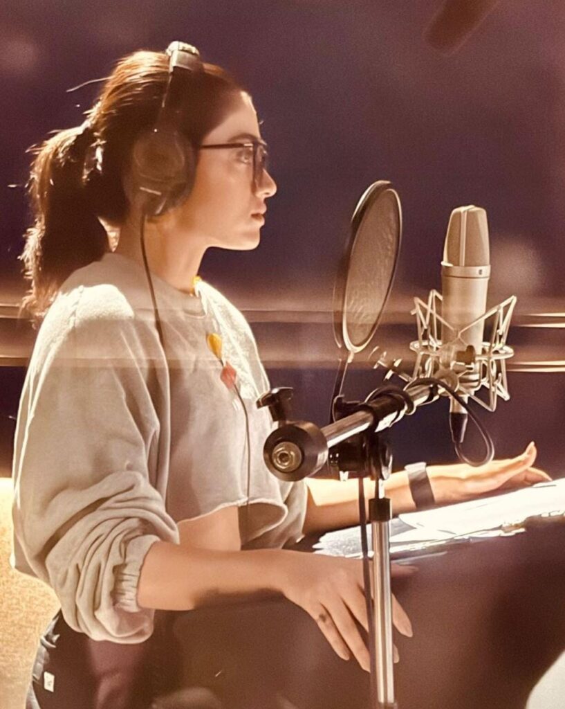 'புஷ்பா 2 - தி ரூல்' படத்தின் டப்பிங் பணியில் நடிகை ராஷ்மிகா!