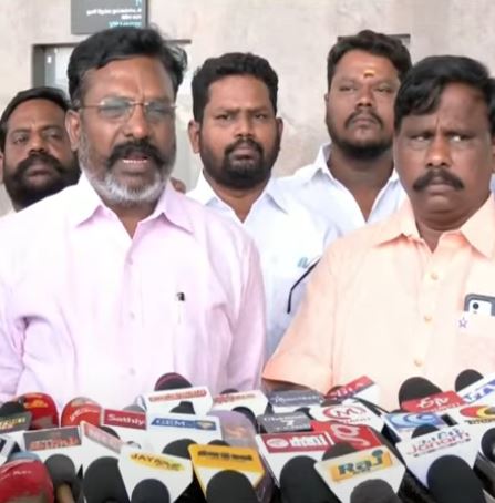 திமுக கூட்டணியில் நீடிக்கலாமா? வேண்டாமா? -  திருமாவளவன் பேட்டி