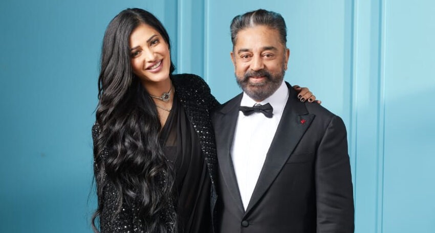 என் அப்பாவின் புகழ் எனக்கு சுமையாக இருக்கிறது..... கமல் குறித்து ஸ்ருதிஹாசன்!