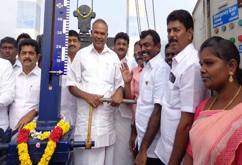 பச்சையாறு அணையில் இருந்து தண்ணீர் திறப்பு - சபாநாயகர் அப்பாவு