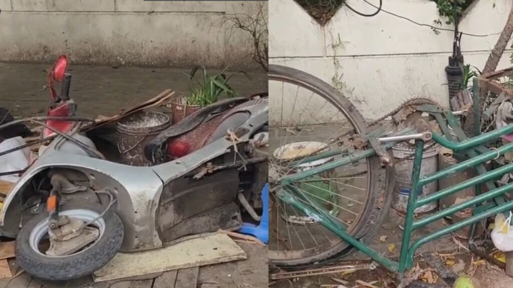 வேளச்சேரியில் தாறுமாறாக வந்த கார் மோதி 4 பேர் படுகாயம்..!