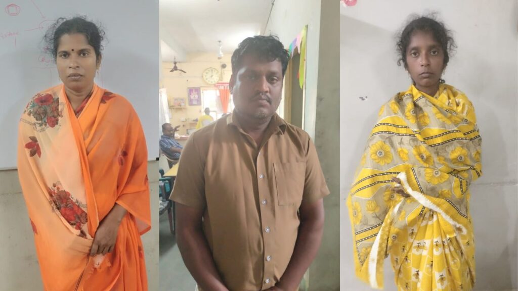 கள்ளக்காதலை கண்டித்ததால் மாமியாரை கழுத்தை நெரித்து கொலை - மூவர் கைது