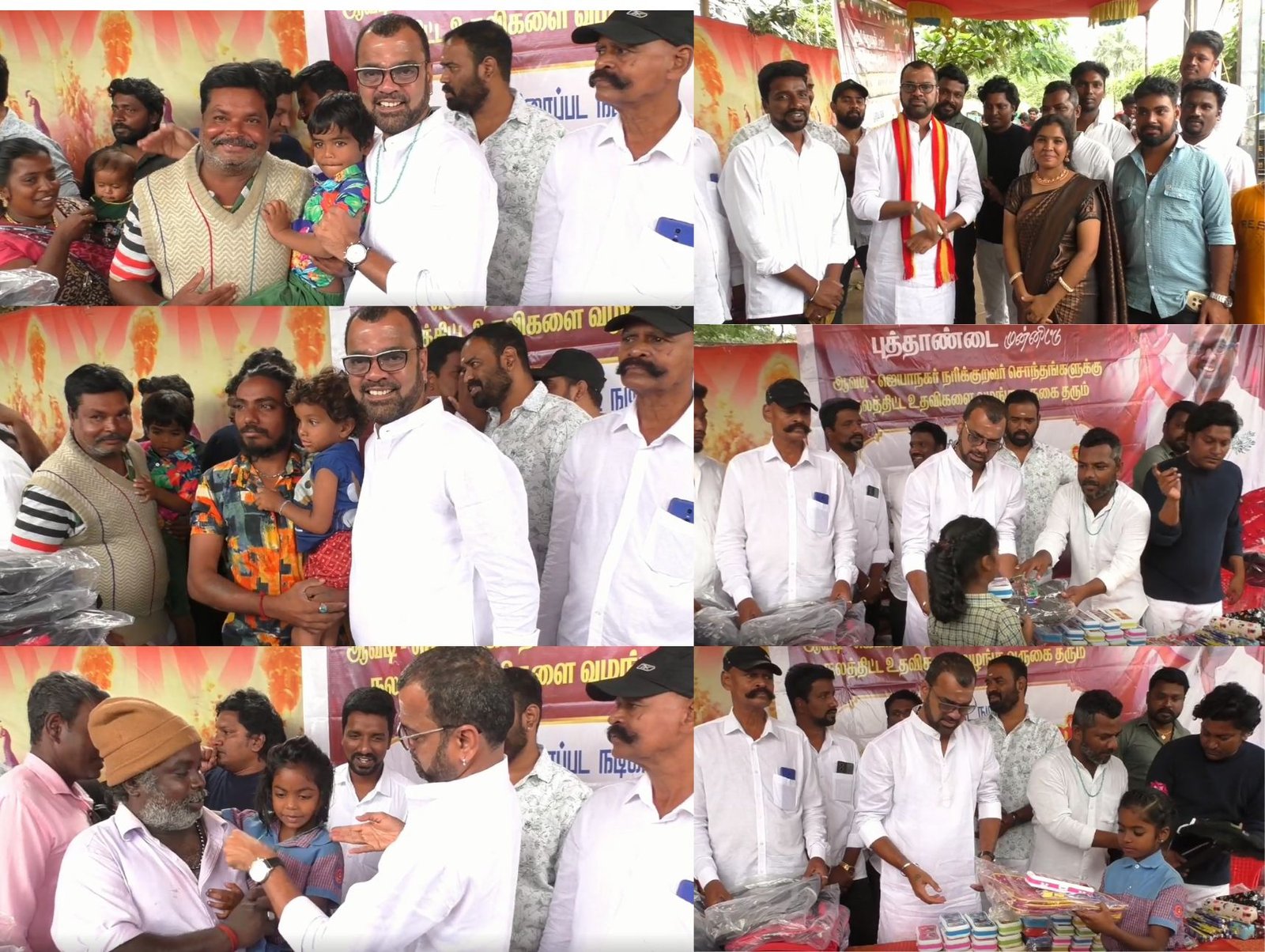 ஆவடியில் நரிக்குறவர் மக்களுடன் கிறிஸ்துமஸ் பண்டிகை கொண்டாடிய நடிகர் தாடி பாலாஜி