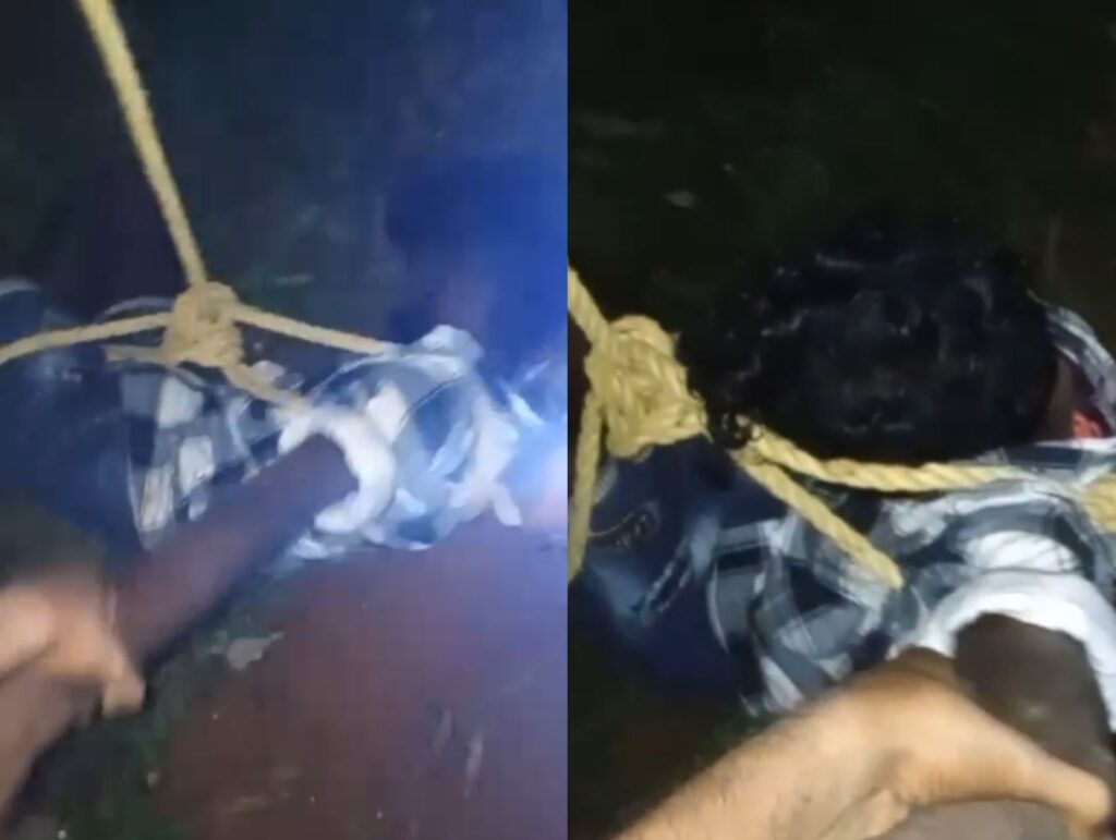 குடும்ப தகராறு காரணமாக மதுபோதை ஆசாமி தண்ணீர் தொட்டியின் மீது ஏறி தற்கொலை மிரட்டல்…!