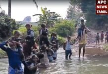 மாணவர்களை தோளில் சுமக்கும் அவளம்…! விடிவுகாலம் பிறக்குமா?
