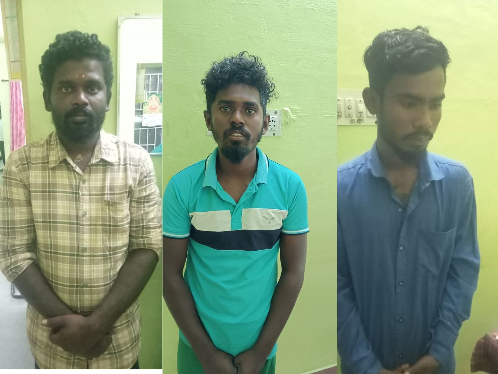 குடும்பத்துடன் கடற்கரைக்கு வந்த பெண்ணை தாக்கிய இளைஞர்கள் மூவர் கைது!