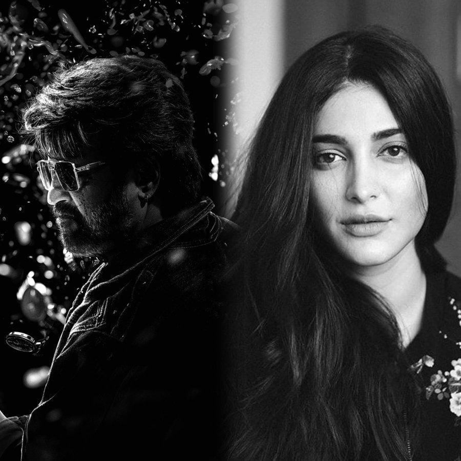 அவருடைய படத்தில் நடிக்க வேண்டும் என்பது என்னுடைய ஆசை.... 'கூலி' படம் குறித்து ஸ்ருதிஹாசன்!