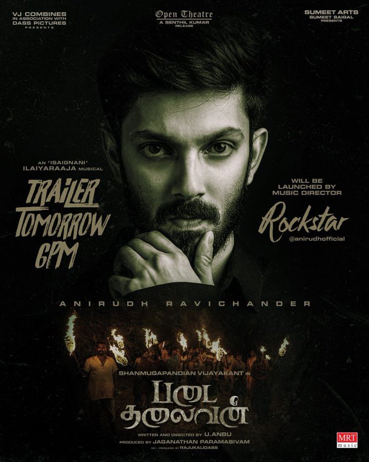 Shanmuga Pandiyan starring Padai Thalaivan movie trailer will be released by Anirudh!