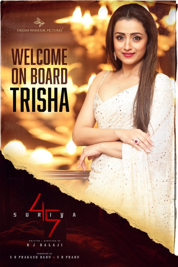 'சூர்யா 45' படத்தில் திரிஷா இணைந்ததை அதிகாரப்பூர்வமாக அறிவித்த படக்குழு!