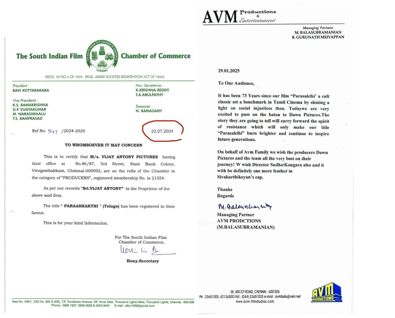 'பராசக்தி' டைட்டிலை தட்டி தூக்கிய சிவகார்த்திகேயன்..... விட்டுக்கொடுத்த விஜய் ஆண்டனி?