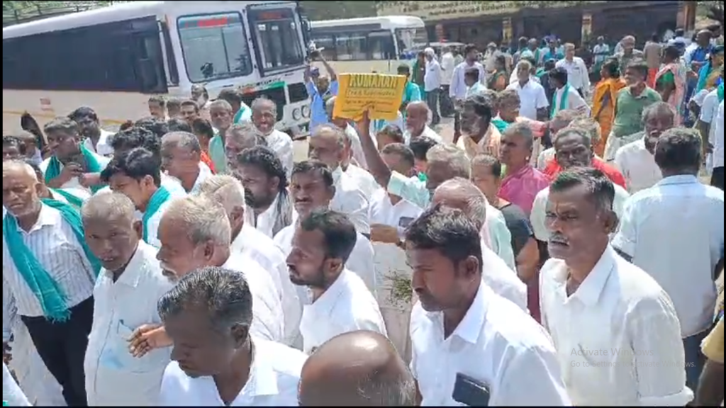இராமநாதபுரத்தில் வைகை விவசாயிகள் சங்கம் சார்பில் போராட்டம்!