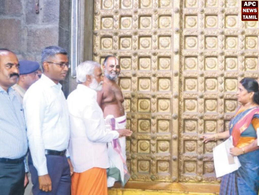 திருவல்லிக்கேணி பார்த்தாரதி கோயிலில் திருப்பாவை நிகழ்ச்சி – அமைச்சர் பி.கே. சேகர்பாபு